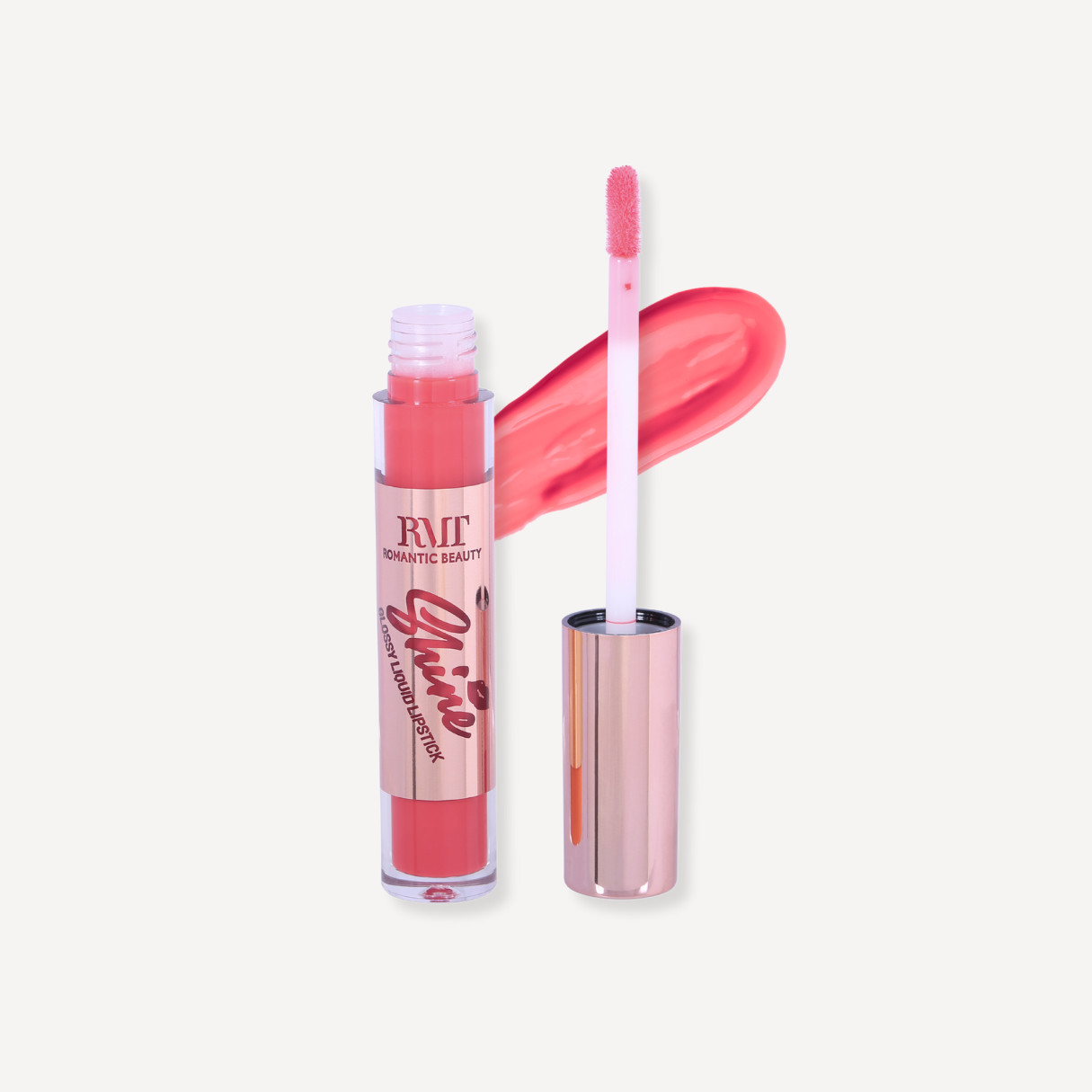 Shine Glossy Liquid Lipstick (Red Tone)